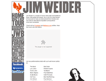 Tablet Screenshot of jimweider.com